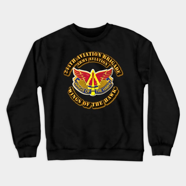 DUI - 224th Aviation Brigade Crewneck Sweatshirt by twix123844